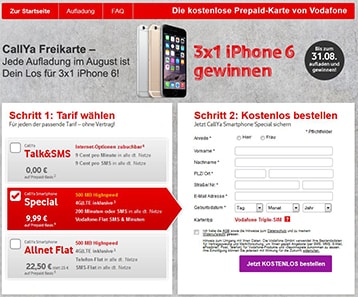 CallYa Freikarten Angebot