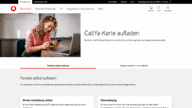Vodafone CallYa Karte mit Guthaben aufladen