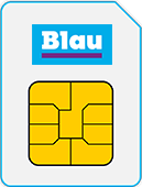 BLAU Prepaid SIM-Karte