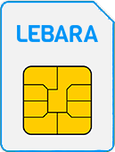 LEBARA Prepaid SIM Karte