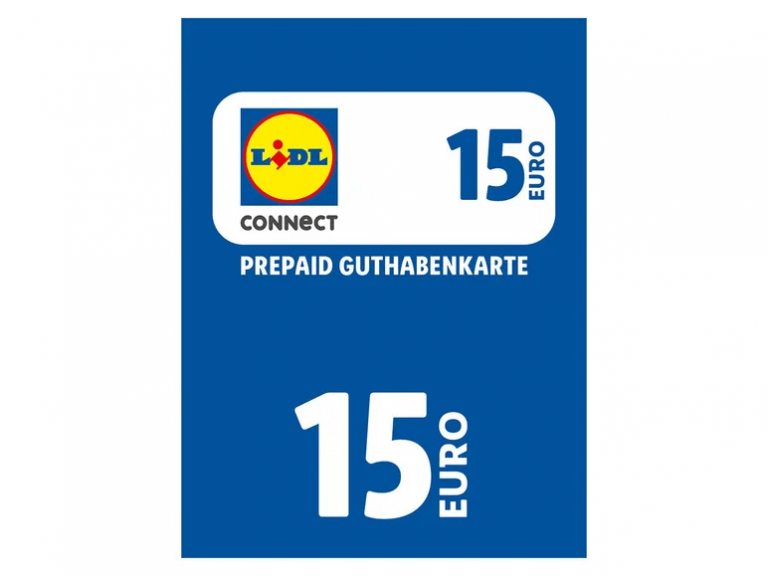 LIDL Connect mit Guthaben aufladen - so einfach geht's