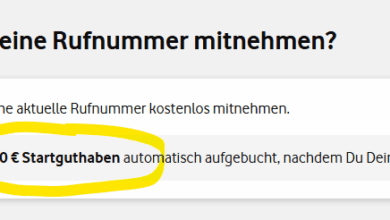 10 € Bonus bei Rufnummernmitnahme zu Vodafone CallYa