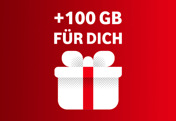 Vodafone CallYa: 100 GB Extra Datenvolumen bis zum 31.03.26 sichern